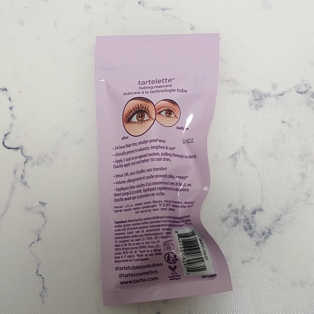 Tarte Tartelette Tubing Mascara Mini Travel Size .067 Oz - Picture 2 of 4